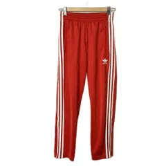 アディダスオリジナルス adidas originals FIREBIRD TRACK PANTS ファイアバード トラックパンツ ジャージ パンツ 3ライン ロゴ刺繡 S 赤 レッド FM3814 メンズ