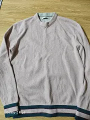 SYSTEM ピンク色 長袖 スウェットTシャツ