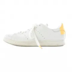 アディダス adidas STAN SMITH スニーカー ロゴ 24.5cm オレンジ 白