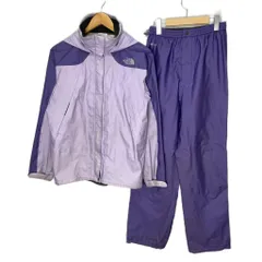 ザノースフェイス THE NORTH FACE ゴアテックス GORE-TEX セットアップ 上下 レインテックスフライトジャケット フード ジップアップ パンツ ロゴ ナイロン NPW10924 L 紫 パープル