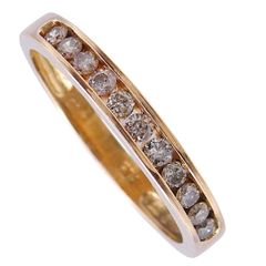 リング K18 ダイヤモンド0.26ct レール留め 12号 - メルカリ