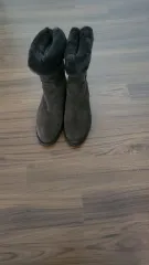 FERRAGAMO フェラガモ シアリング ファー ブーツ 6c(225)