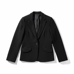 ロートレアモン LAUTREAMONT ジャケット 無地 ポケット スリット 黒 38サイズ 991004