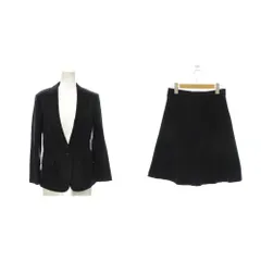 アンタイトル UNTITLED スーツ 膝丈スカート セットアップ 1 ネイビー 紺 /JP