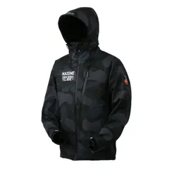 【特価】オレンジブルー 防寒服アウター MZFW-874 mazume ウインドカットジャケット グリーンカモ M