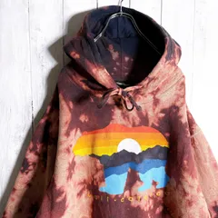【海外モデル】00s 古着 アニマル タイダイ DUCK パーカー 00s Vintage Sweat  Hoodie Parka 012