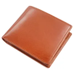 財布 メンズ 二つ折り 栃木レザー イタリアン BUTTERO ボックス型 小銭入れ メンズ財布 薄い 柔らかい 使いやすい 一流の革職人が作る 大容量 本革 (Brown 栃木レザー)