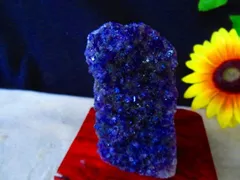 絶品超濃い濃い超美しい★超迫力★★ウルグアイ産★ 天然水晶★アメジストクラスター 超巨大★台付き366g★ta168