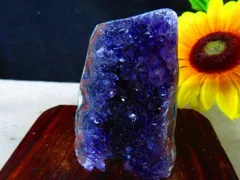 絶品超濃い濃い超美しい★超迫力★★ウルグアイ産★ 天然水晶★アメジストクラスター 超巨大★台付き431g★ta145