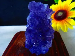 絶品超濃い濃い超美しい★超迫力★★ウルグアイ産★ 天然水晶★アメジストクラスター 超巨大★台付き353g★ta110