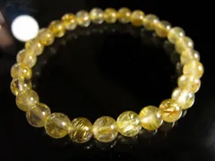 ★限定★極太★繁栄を呼ぶ★天然宝石★金ルチル★ブレスレッ7mm★Ｔa751