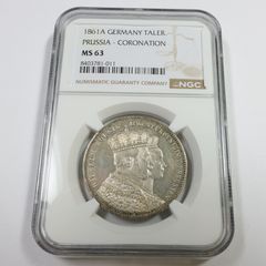 都市景観 1765年 ドイツ ニュルンベルク ターラー銀貨 NGC鑑定済