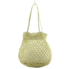 ザバグマティ THE Bagmati ハンドバッグ ショルダーバッグ かごバッグ ゴールド色 /AN28