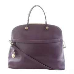 フルラ FURLA パイパー ショルダーバッグ ハンドバッグ レザー 紫 パープル G5999 /KU