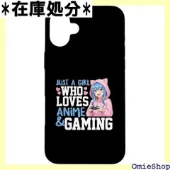 アニメやゲームが大好きな女の子、クールなゲーマーグラフィック。 スマホケース iPhone 16 Plus 用 7202