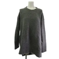 ザラ ZARA ニット セーター オーバー 長袖 グレー S