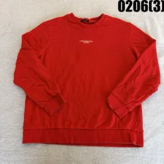 XXL GUESS レッド オーバーサイズ スウェット Tシャツ