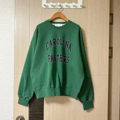 ルーズフィット 緑 スウェット Tシャツ