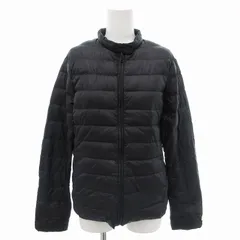 ユニクロ UNIQLO INES DE LA FRESSANGE ダウンジャケット ブルゾン L 黒 ブラック /FF