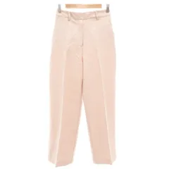 ザラ ZARA ワイドパンツ スラックス センタープレス XS ピンク /GV