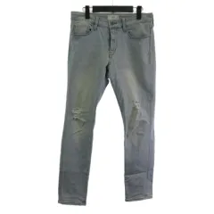 アズールバイマウジー デニムパンツ ジーンズ ダメージ加工 スキニー ブルー M  