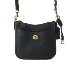 コーチ COACH タグ付き C8483 ショルダーバッグ レザー CHAISE ミニクロスボディバッグ 黒 ブラック