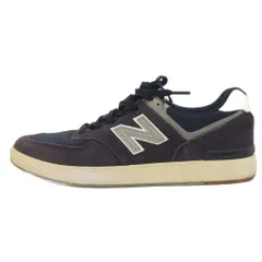ニューバランス NEW BALANCE スニーカー シューズ ローカット スエード 紺 ネイビー 26.5cm ■FF
