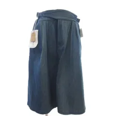 コジマデニム Denim Closet タグ付き デニムスカート ロング丈 コットン 紺 ネイビー F