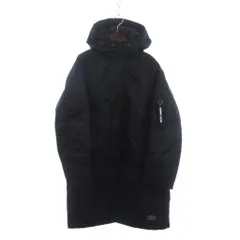 ジーユー GU UNDERCOVER 美品 ヒートパデッドコンバーチブルコート ナイロン 中綿 311-352699 黒 ブラック L