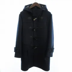 ブラックレーベルクレストブリッジ BLACK LABEL CRESTBRIDGE ダッフルコート ミドル丈 裏地チェック 51B60-205-28 ウール 紺 ネイビー M