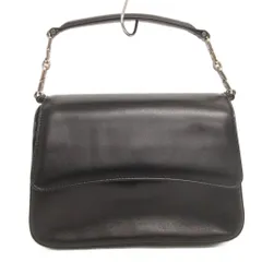 バリー BALLY ハンドバッグ チェーンショルダー レザー 黒