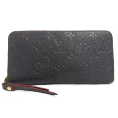 ルイヴィトン LOUIS VUITTON モノグラム アンプラント ジッピーウォレット M62121 長財布 ウォレット レザー 紺 ネイビー