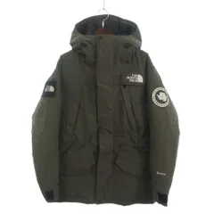 ザノースフェイス THE NORTH FACE アンタークティカパーカー ダウンジャケット ナイロン ジップアップ ロゴワッペン ND92032 緑 グリーン M ■GY35