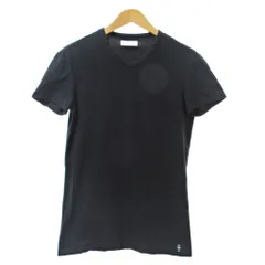 エンポリオアルマーニ EMPORIO ARMANI Tシャツ カットソー 半袖 Vネック M 黒 ブラック 1225 IBO88