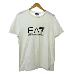 エンポリオアルマーニ EMPORIO ARMANI EA7 ロゴ Tシャツ 半袖 ストレッチ M 白 ホワイト 1225 IBO88