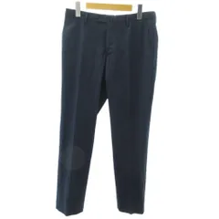 インコテックス INCOTEX SUPER130's 近年 スラックス 紺 ネイビー 46 約S IBO88