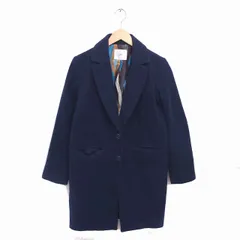 スライ SLY チェスター コート アウター ミドル 膝下丈 総裏地 無地 シンプル 1 ネイビー 紺 /TT41