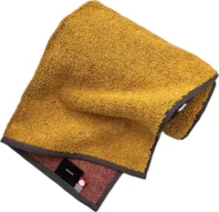 【特価商品】キッチン エステ用 業務用タオル 優しい肌触り リバーシブル タオル 無地 今治 綿100％ 日本製 狐色×緋褪色 コットン100％ 黄系 34cm×85cm 日本の伝統色 キャンプ 今治タオル kainoo