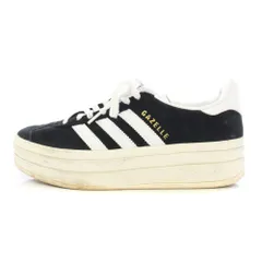 アディダス adidas GAZELLE BOLD W ガゼルボールドW スニーカー 厚底 US6 23cm 黒 ブラック 白 ホワイト HQ6912 /BB
