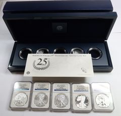 最高鑑定2枚セット】2013 イーグル銀貨 リバースプルーフ エンハンスド