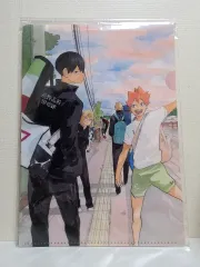 ハイキュー 中国 ジャンプショップ JUMP SHOP 烏野高校 影山 日向 原画 クリア ファイル