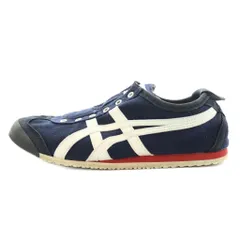 オニツカタイガー Onitsuka Tiger MEXICO 66 SLIP-ON スリッポン US5.5 24cm 紺 ネイビー 白 ホワイト /SS ■OS