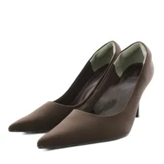 イエロ YELLO パンプス ポインテッドトゥ ヒール M 茶 ブラウン /AN3