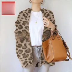 カーディガン レディース ボレロ ステンカラーコート ショート丈 レオパード柄 カーディガン ゆったり お出かけ カジュアル 韓国風 秋 冬