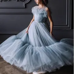 キッズ ノースリーブ チュール ドレス プリンセス　s-2288