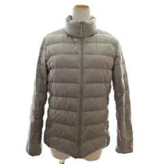 ユニクロ UNIQLO 美品 ウルトラライトダウンジャケット ナイロン L グレー 1121