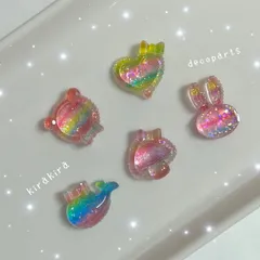 【s056】1セット 5個入り 150円 デコパーツ ホイップ ホイップデコ ハンドメイド 資材 ゆめかわ DIY