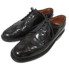 リーガル REGAL ウイングチップ 革靴 ドレスシューズ ビジネス ガラスレザー 外羽根 メダリオン 茶 ブラウン 23EE IBO80