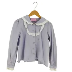 ユーズドフルギ USED古着 {{NILE PERCH}} ハートボタン セーラーカラー ブラウス レディース 表記無 