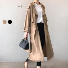 【yuu】グラムリップス ロングトレンチコート ベージュ yuu様専用】グラムリップス ロングトレンチコート ベージュ - メルカリ